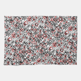 Rot überall küchentuch