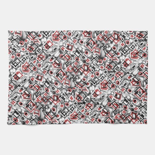 Rot überall küchentuch (Horizontal)