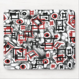 Rot überall mousepad