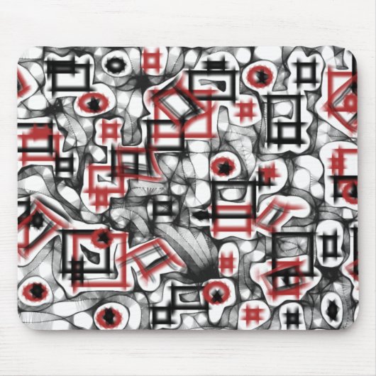 Rot überall mousepad (Vorne)