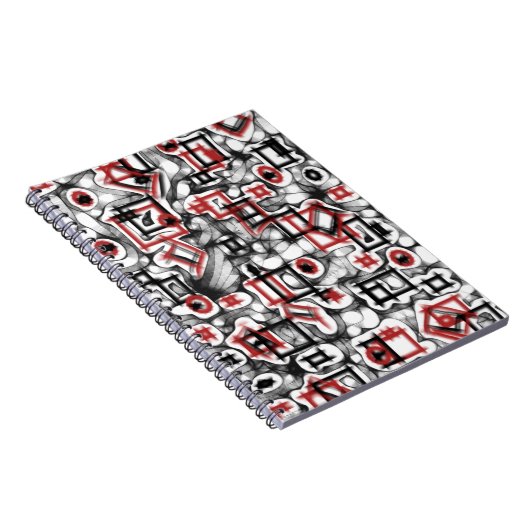 Rot überall notizblock (Rechte Seite)