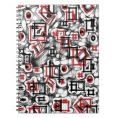 Rot überall notizblock (Vorderseite)