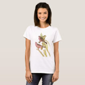 Rot-überzogenes Rosefinch T-Shirt (Vorne ganz)