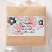 Rot und Aqua schöne formale Damast (Insitu)