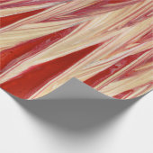 Rot und Beige Geschenkpapier (Ecke)