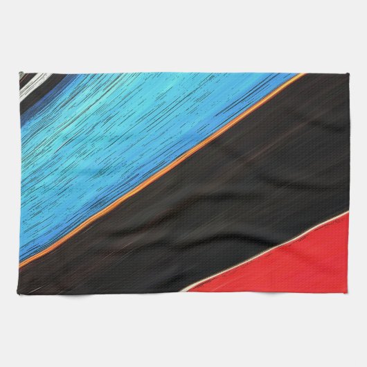 Rot und Blau 312 Geschirrtuch (Horizontal)