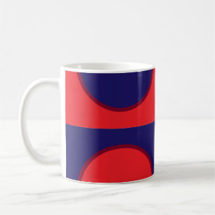 Rot und Blau (8066) Tasse, Becher Kaffeetasse