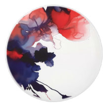 Rot und Blau Abstrakt