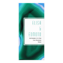 Rot und blau-agate-Scheiben-Etagenkarte Werbekarte