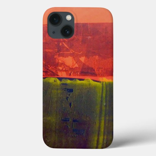 Rot und Blau Case-Mate iPhone Hülle (Rückseite)