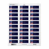 Rot und Blau Cool Rustikale Star Pop Kunst drucken (Vorne)