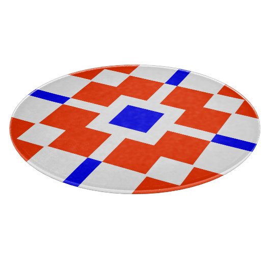Rot und Blau, das sächsische Schneidebrett (Ecke)