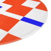 Rot und Blau, das sächsische Schneidebrett (Ecke)