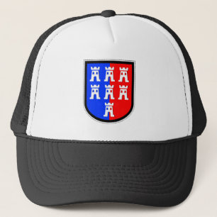 Rot und Blau, es muss sein Truckerkappe