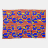 Rot und Blau essen Küchentücher (Horizontal)