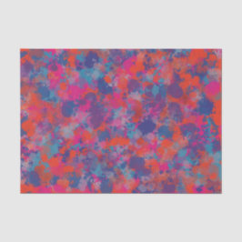 Rot und Blau fallen Moderne digitale Abstrakt Seidenpapier