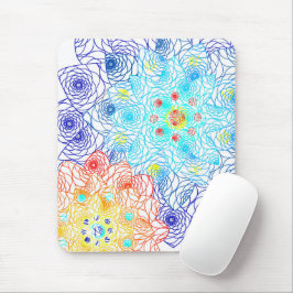 Rot und Blau farbig Mousepad