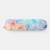 Rot und Blau farbig Skateboard (Horizontal)