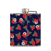 Rot und Blau flask Flachmann (Rückseite)