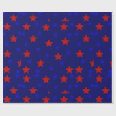Rot und Blau - Geschenkpapier (Flach)
