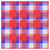 Rot und Blau Gingham Stoff (Nahaufnahme)