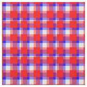 Rot und Blau Gingham Stoff (Muster)