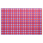 Rot und Blau Gingham Stoff (Fat Quarter (45,7 x 55,9 cm))