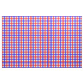 Rot und Blau Gingham Stoff (Yard (91,4 cm))