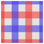 Rot und Blau Gingham Stoff (Nahaufnahme)