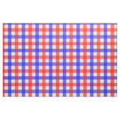 Rot und Blau Gingham Stoff (Fat Quarter (45,7 x 55,9 cm))