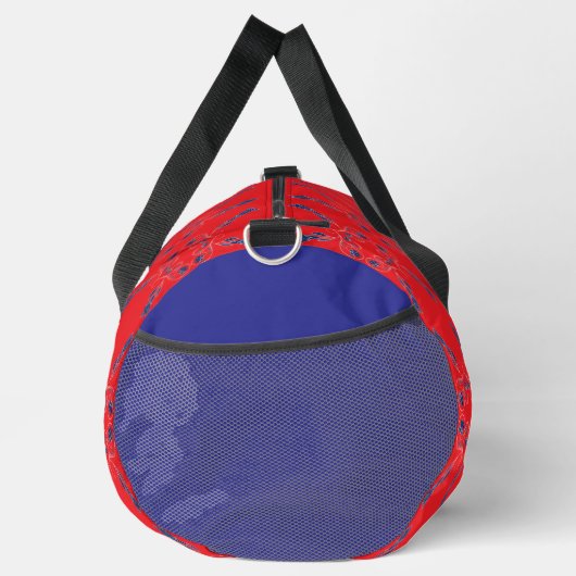 Rot und Blau groß Duffle Bag (Rechts)
