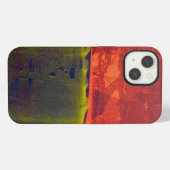 Rot und Blau iPhone Hülle (Rückseite (Horizontal))