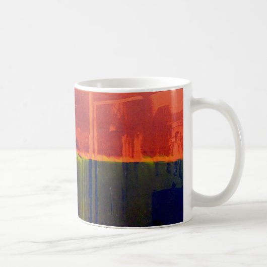 Rot und Blau Kaffeetasse (Rechts)
