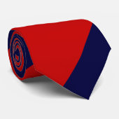 Rot und Blau Krawatte (Gerollt)