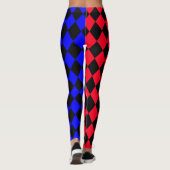 Rot und Blau Legging Leggings (Rückseite)
