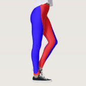 Rot und Blau Leggings (Rechts)