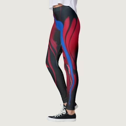 Rot und Blau Leggings (Links)