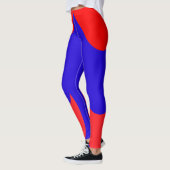 Rot und Blau Leggings (Links)