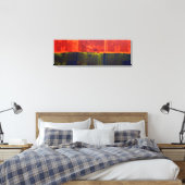 Rot und Blau Leinwanddruck (Insitu (Schlafzimmer))