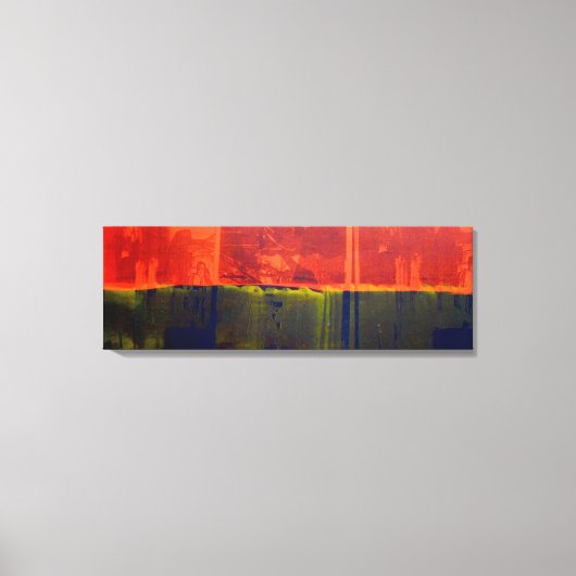 Rot und Blau Leinwanddruck (Vorderseite)