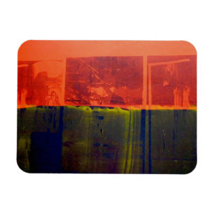 Rot und Blau Magnet