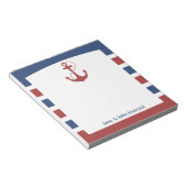 Rot und Blau Notizblock (angewinkelt)