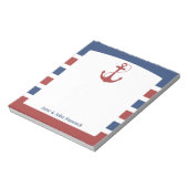 Rot und Blau Notizblock (Rotiert)