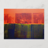 Rot und Blau Postkarte (Vorderseite)