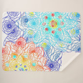 Rot und Blau Sherpadecke (Vorderseite (Horizontal))