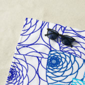 Rot und Blau Strandtuch (Beispiel)