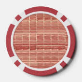 Rot und Blau US Flagge 4. Juli Pokerchips (Rückseite)