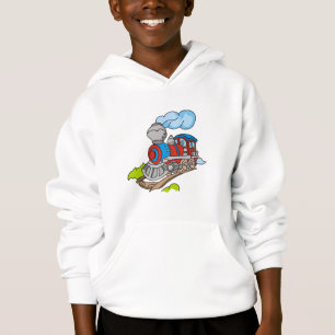 Rot und blaue Zug-T-Shirts und Geschenke Hoodie