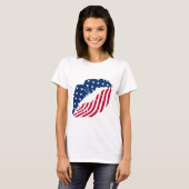 Rot- und Blaulippen-Shirt T-Shirt (Vorne ganz)