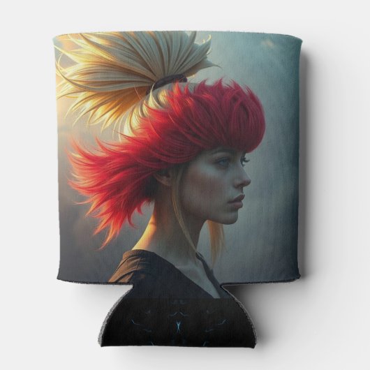 Rot und Blonde Dosenkühler (Rückseite)